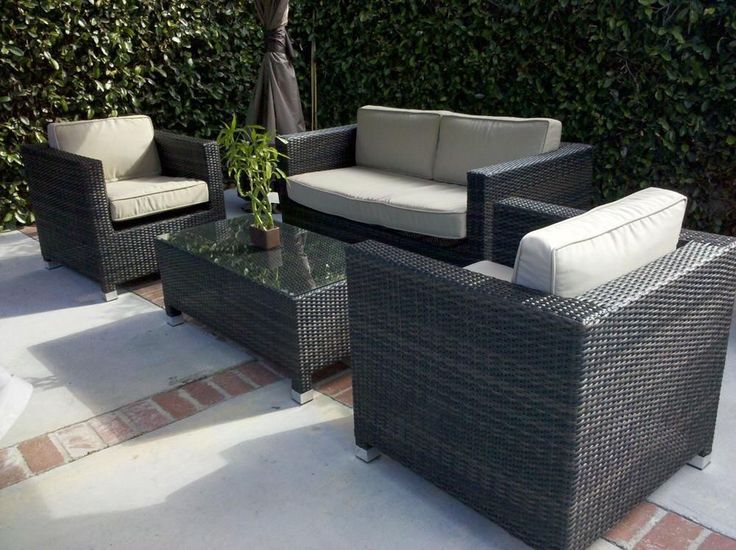 Resin wicker Furniture for outdoors and poolside 